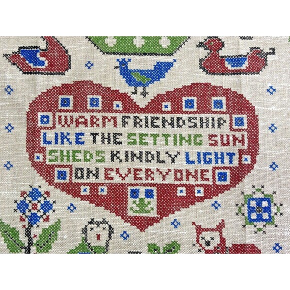 Vintage Kay Dee 100% Pure Linen Tea Towel MCM Design by Lois Long 17 x30 NEW - Picture 5 of 14